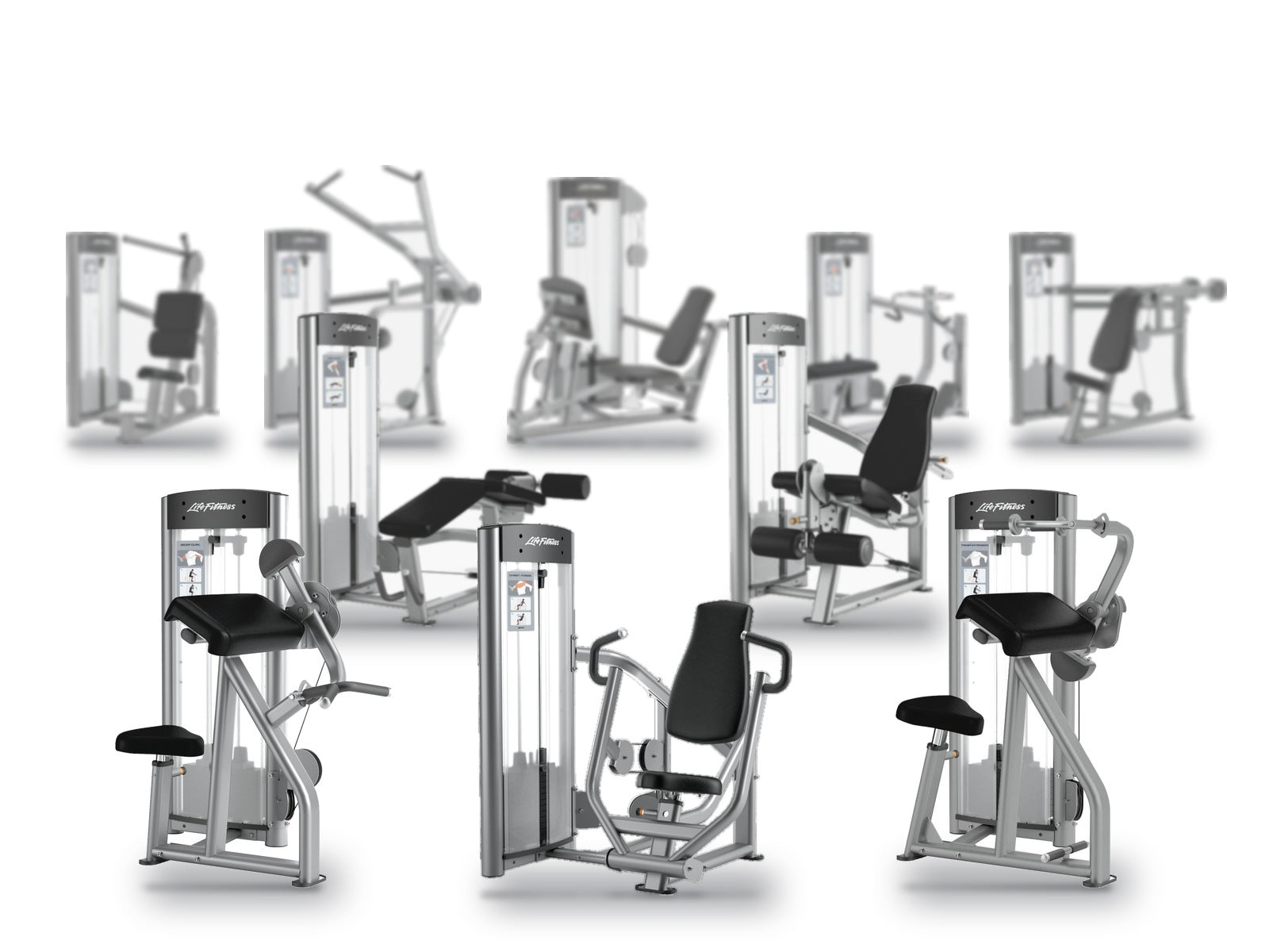 Life Fitness Optima Series 10-Piece Commercial Strength Circuit