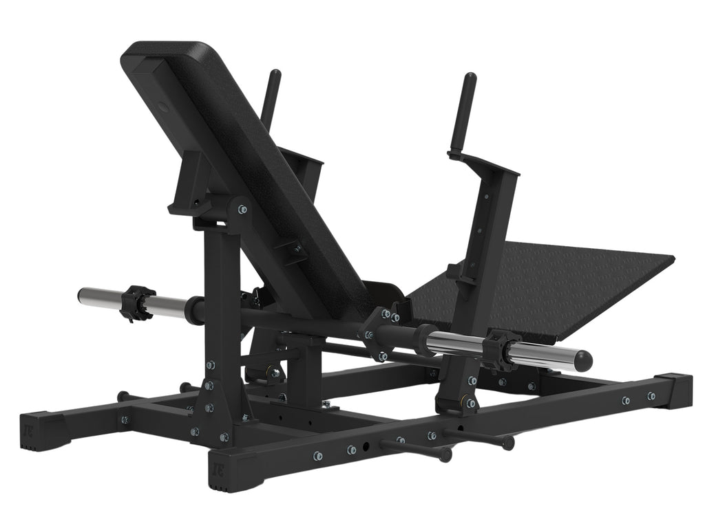 Right view of a black Sportgear Plate Loaded Glute Thrust Training Machine