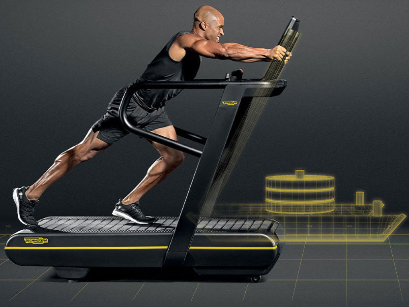 Used Technogym Skillrun Treadmill in Sled Mode