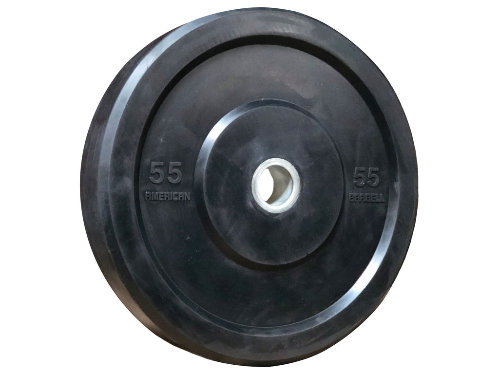 American Barbell 55 lb Rubber Bumper Plate