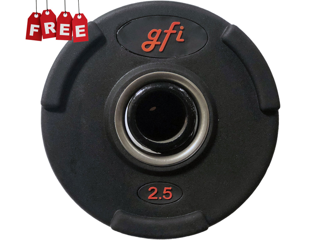 Sportgear 160lb Rubber Olympic Bumper Plate Set