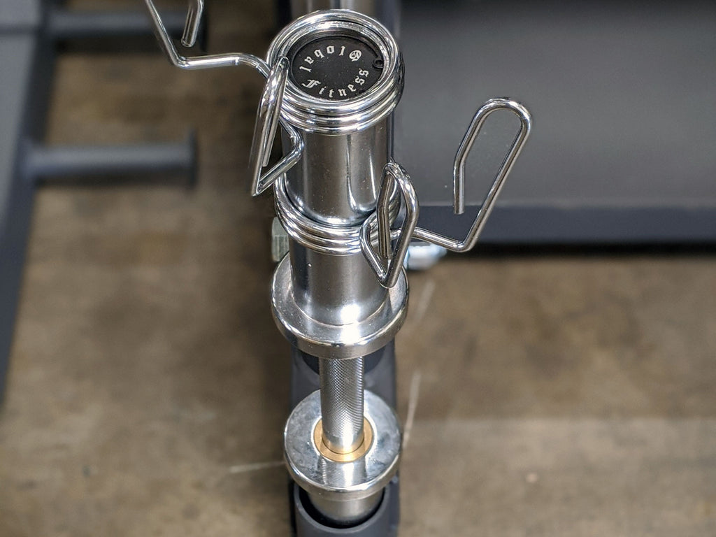 Global Fitness 20-Inch Olympic Bar Set - Side