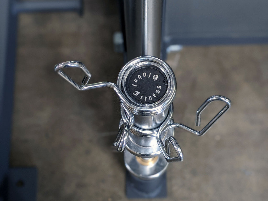 Global Fitness 20-Inch Olympic Bar - Top