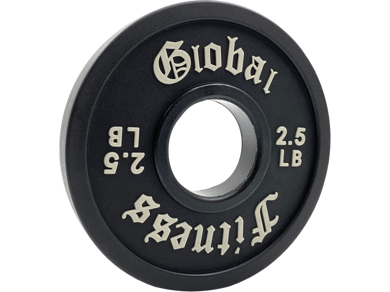 Global Fitness Pro-Style Urethane Olympic 2.5LB Plate Angle