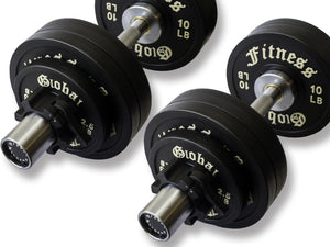 Global Fitness Pro-Style Urethane Olympic Dumbbell Set
