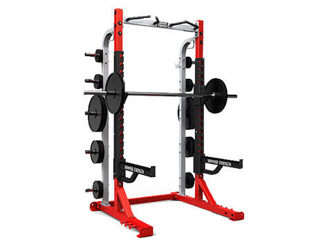 Factory photo of a Used Hammer Strength 9 foot Heavy Duty Half Rack