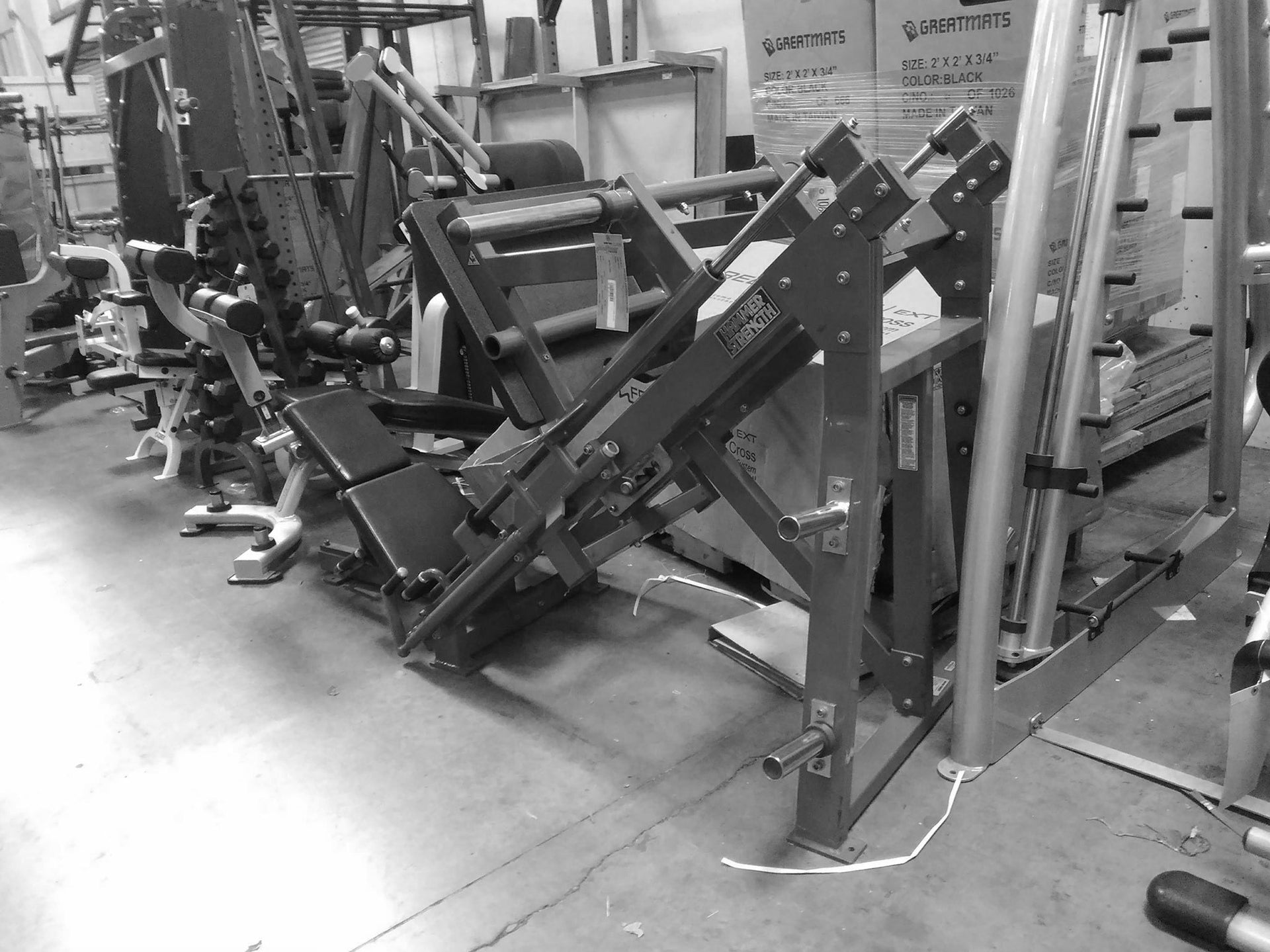 Hammer strength sales leg press weight