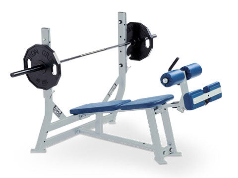 Factory photo of a Used Hammer Strength Olympic Decline Bench
