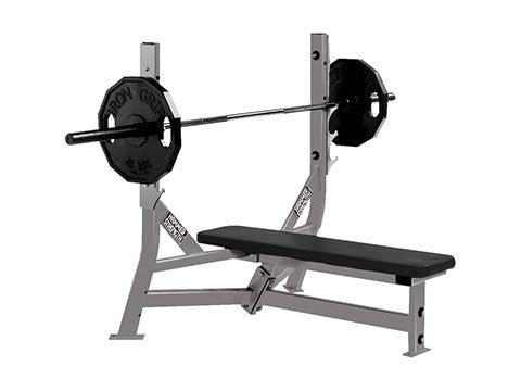 Factory photo of a Refurbished Hammer Strength Olympic Flat Bench