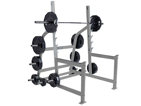 Factory photo of a Used Hammer Strength Olympic Squat Rack