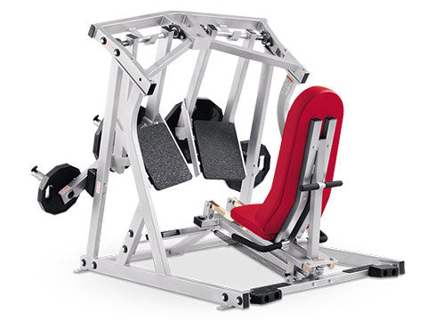 Factory photo of a Refurbished Hammer Strength Plate Loaded Iso lateral Seated Leg Press