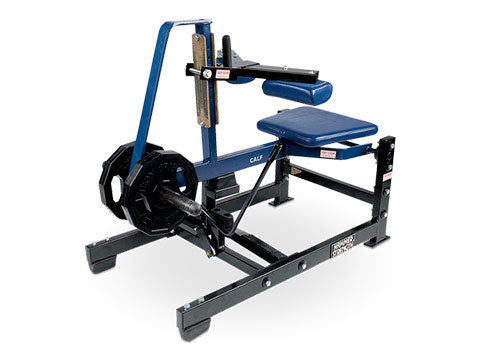 Factory photo of a Used Hammer Strength Plate Loaded Seated Calf Raise