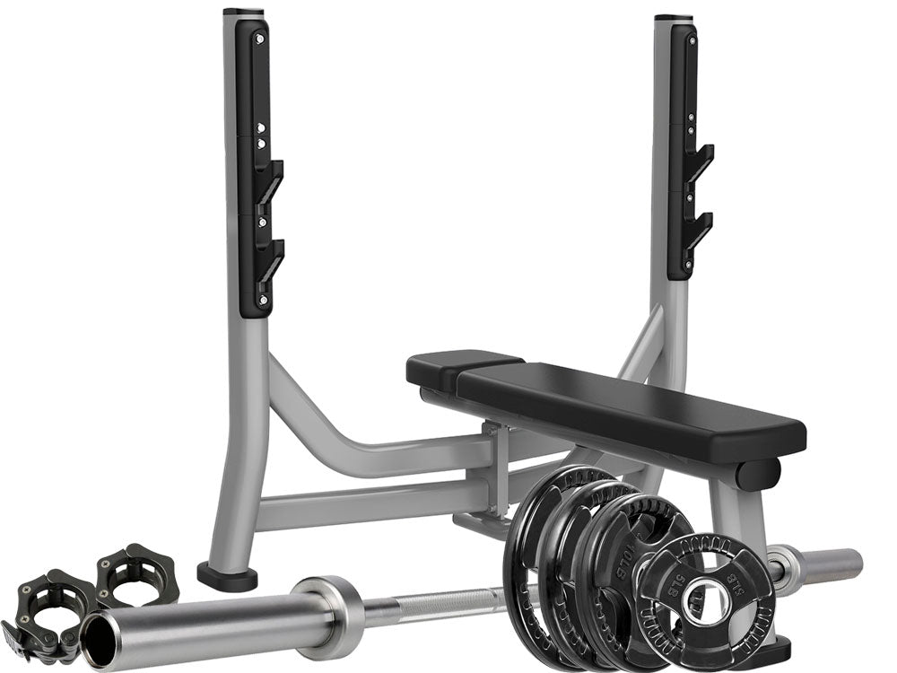 Enthusiast Home Gym Package - Olympic Weight Bench Package