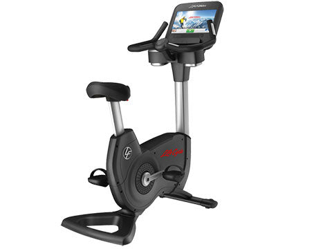 Factory photo of a Refurbished Life Fitness 95C Discover SE Upright Bike