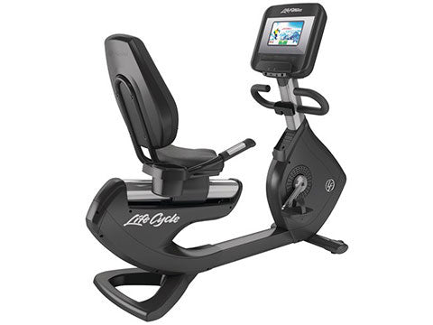 Factory photo of a Used Life Fitness 95R Discover SI Recumbent Bike