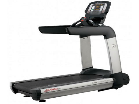 Factory photo of a Refurbished Life Fitness 95T Achieve Treadmill