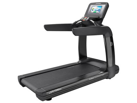 Factory photo of a Refurbished Life Fitness 95T Discover SI Treadmill