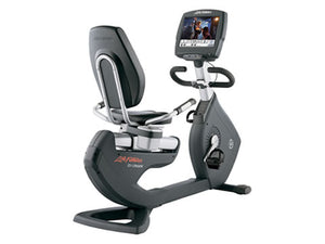 Factory photo of a Used Life Fitness Lifecycle 95R Engage Recumbent Bike