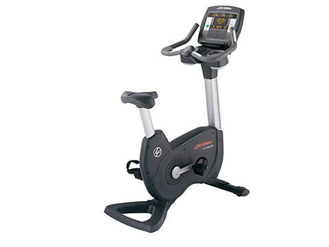 Factory photo of a Refurbished Life Fitness Lifecycle 97C XXL Inspire Upright Bike