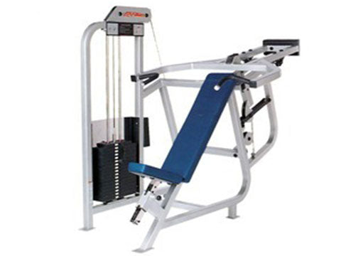 Factory photo of a Refurbished Life Fitness Pro Incline Chest Press