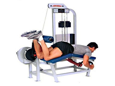 Factory photo of a Refurbished Life Fitness Pro Lying Leg Curl