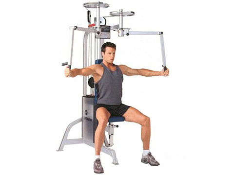 Factory photo of a Used Life Fitness Pro Pec Fly and Rear Delt