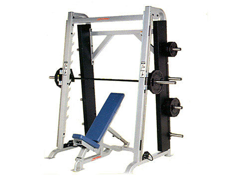 Factory photo of a Used Life Fitness Pro Plate Loaded Smith Machine