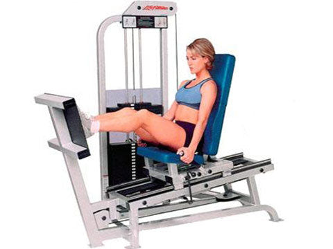 Factory photo of a Refurbished Life Fitness Pro Seated Leg Press