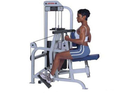 Factory photo of a Refurbished Life Fitness Pro Seated Row