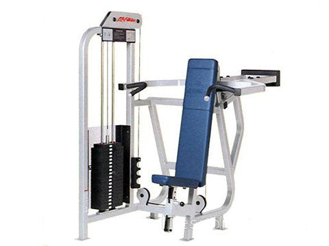 Factory photo of a Refurbished Life Fitness Pro Shoulder Press
