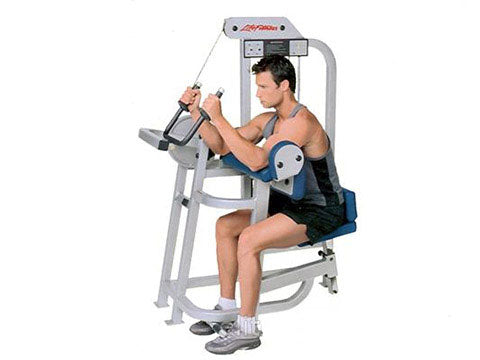 Factory photo of a Used Life Fitness Pro Tricep Extension
