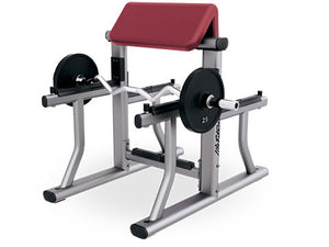 Factory photo of a Refurbished Life Fitness Signature Arm Preacher Curl
