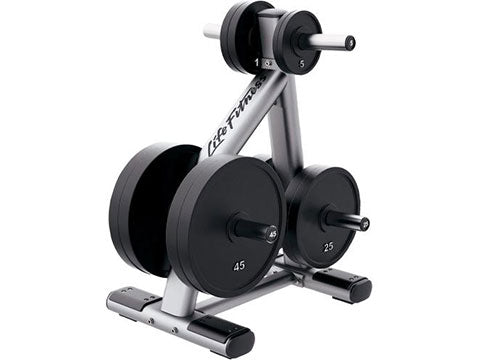 Factory photo of a Used Life Fitness Signature Olympic Weight Tree