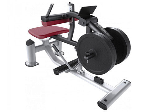 Factory photo of a Refurbished Life Fitness Signature Plate Loaded Seated Calf Raise