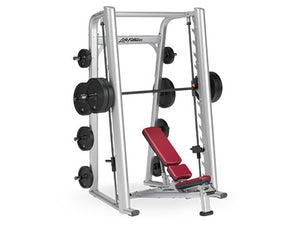 Factory photo of a Used Life Fitness Signature Plate Loaded Smith Machine