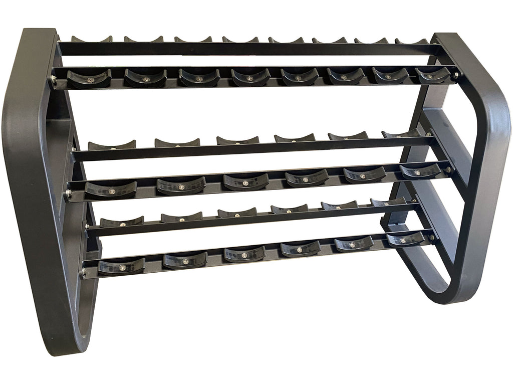 New M-Fitness 3-tier 10 pair Dumbbell Rack