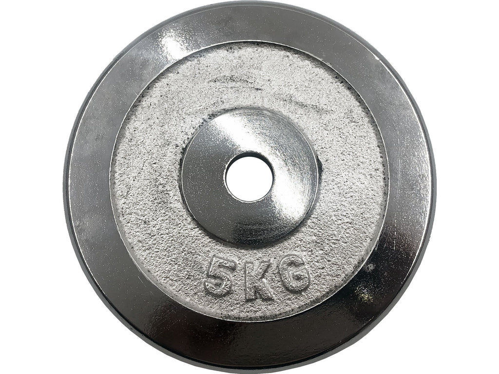 M-Fitness 5 KG Chrome Weight Plate