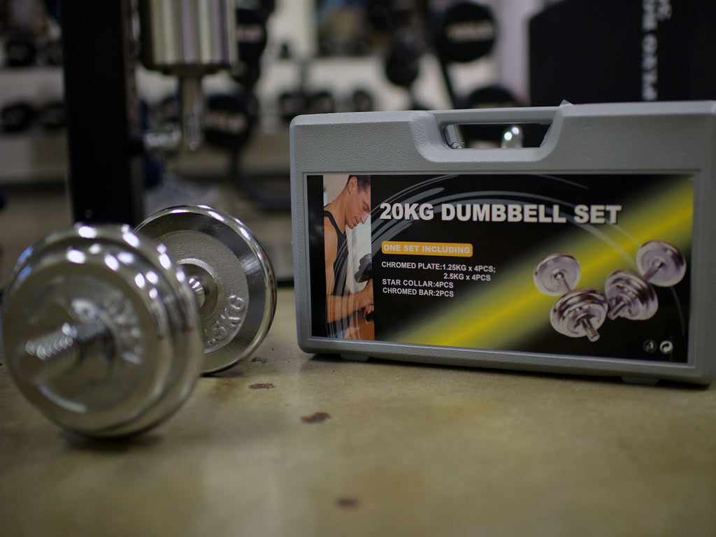 M-Fitness Adjustable Dumbbell with Box