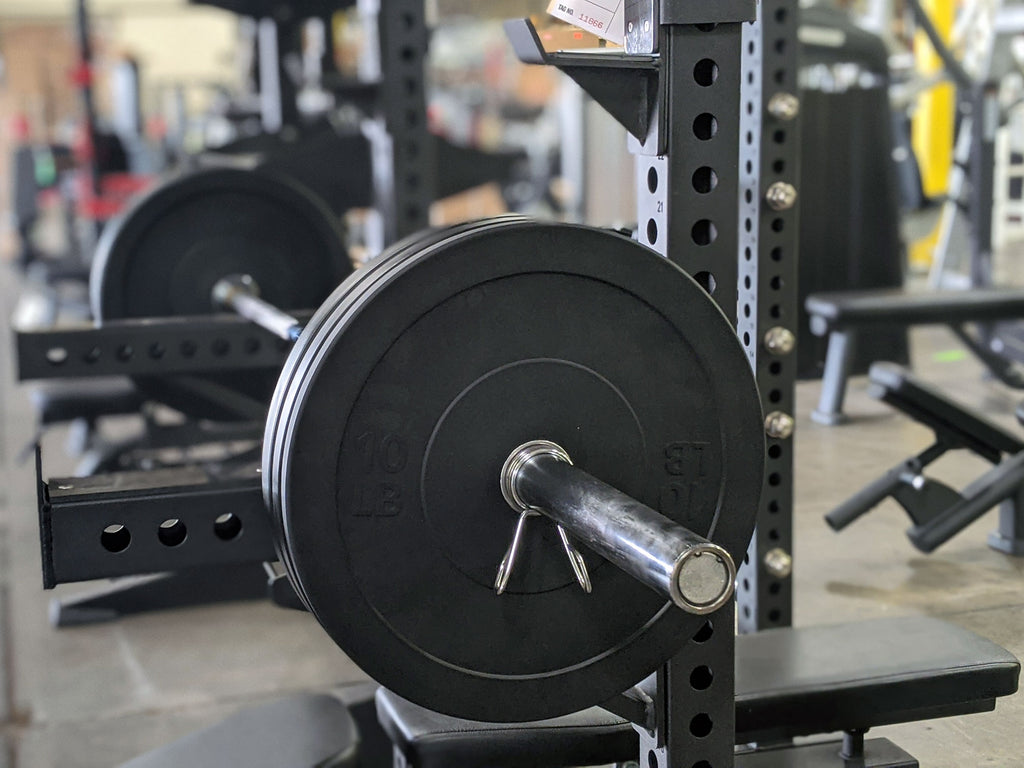 M-Fitness XL Half Rack with weights