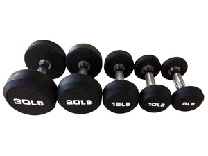 Mileage Fitness Pro Style Dumbbell Set 5 50 lbs