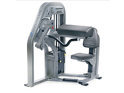 Factory photo of a Used Nautilus Nitro Preacher Curl