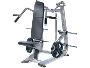 Factory photo of a Used Nautilus XPLOAD Plate Loaded Overhead Press