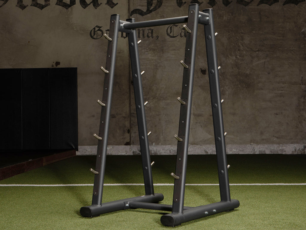 Sportgear 10 pair Barbell Rack in the Global Fitness Gym.