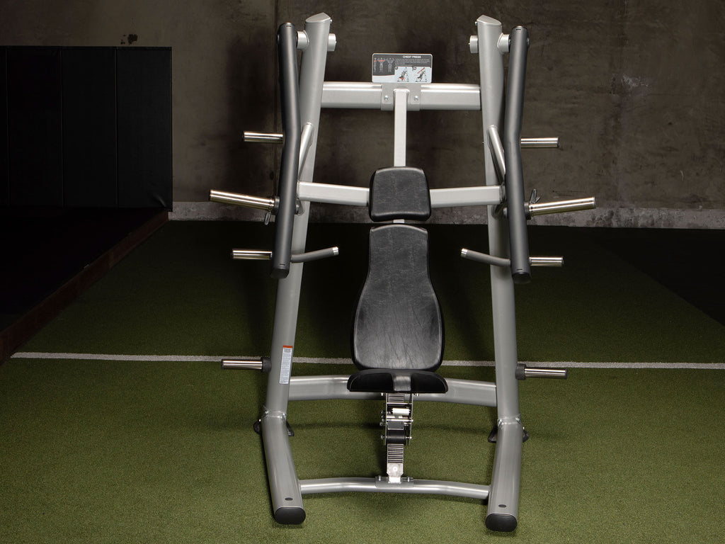 Sportgear Plate Loaded Chest Press in the Global Fitness Gym - Front View
