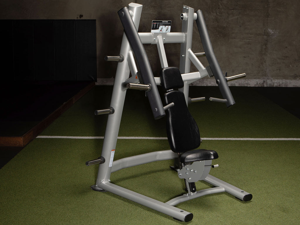 Sportgear Plate Loaded Chest Press in the Global Fitness Gym - Left View