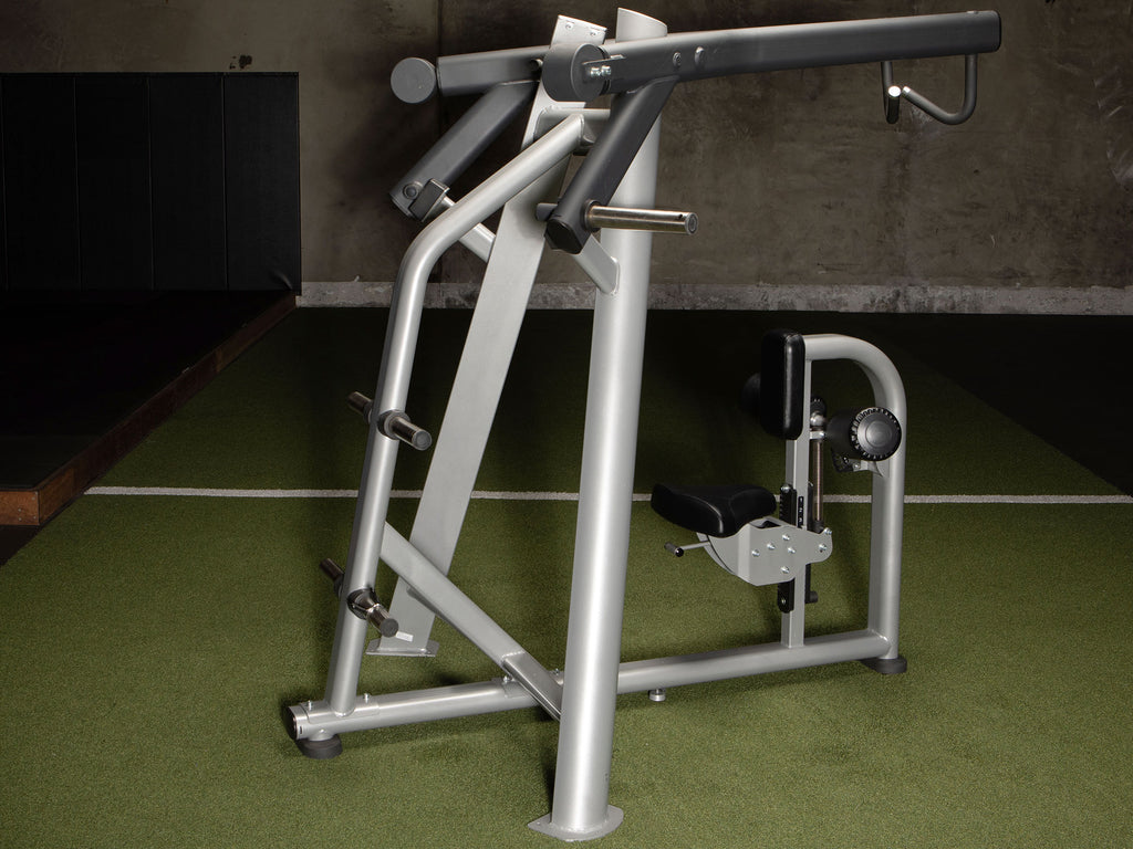 Sportgear Plate Loaded High Row in the Global Fitness Gym - Back View