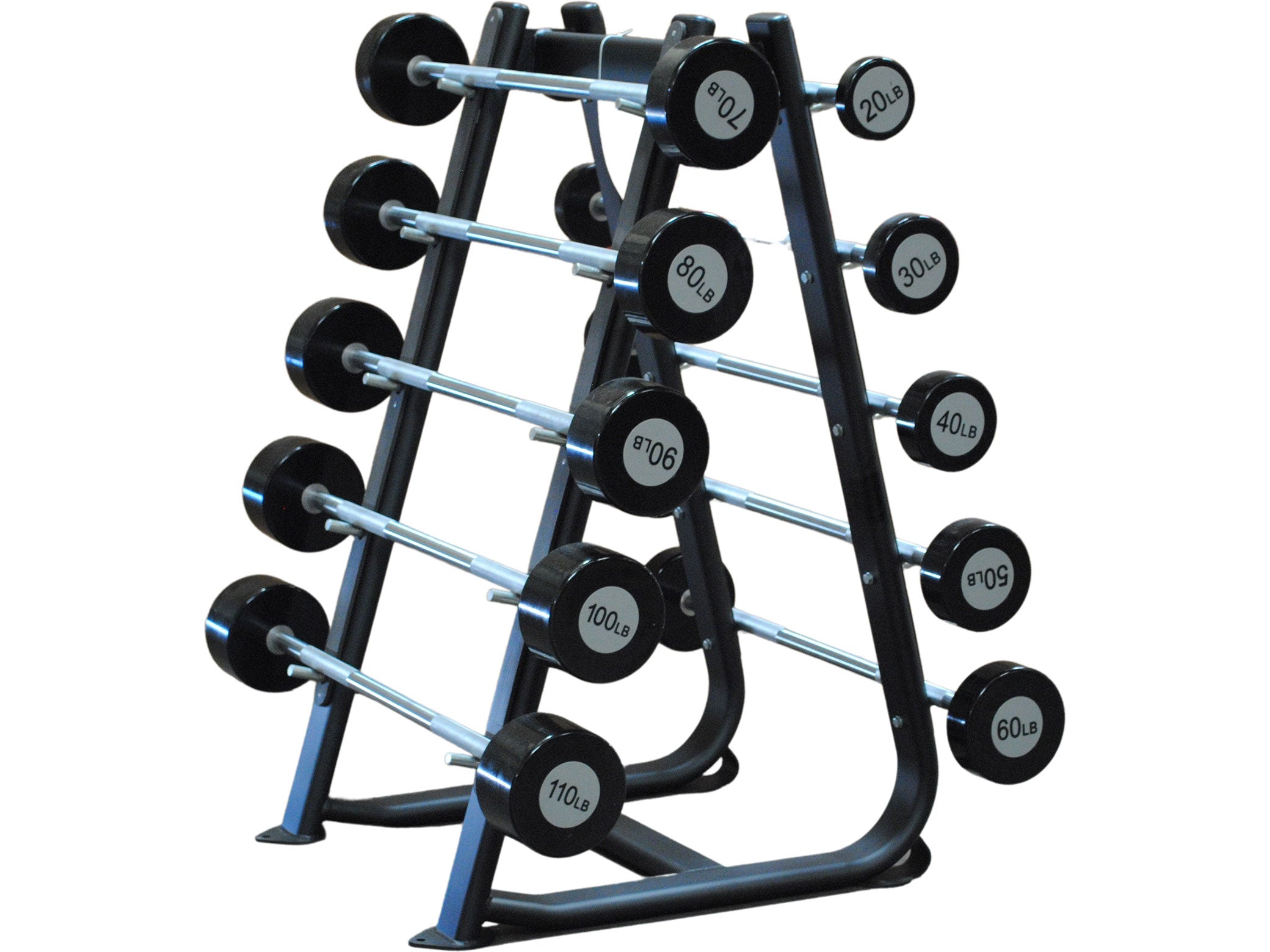 New Sportgear Urethane Barbell Set 20 110 lbs