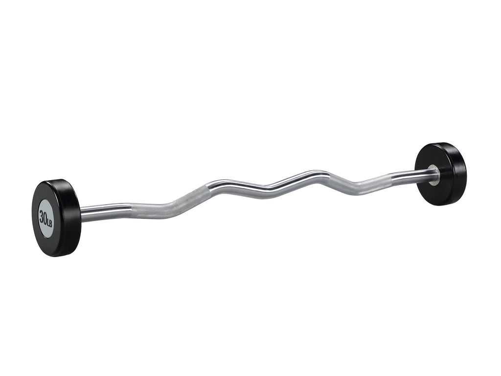 New Sportgear Urethane EZ Curl Barbell Set