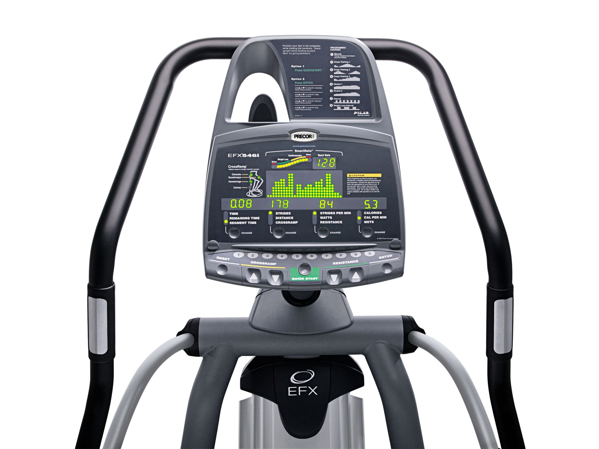Refurbished Precor EFX 546HRC Version 3 Cordless 1 Yr. Warranty
