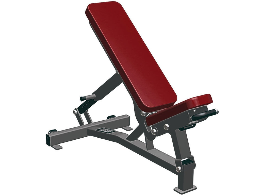 Refurbished Hammer Strength Multi Adjustable Bench - Red